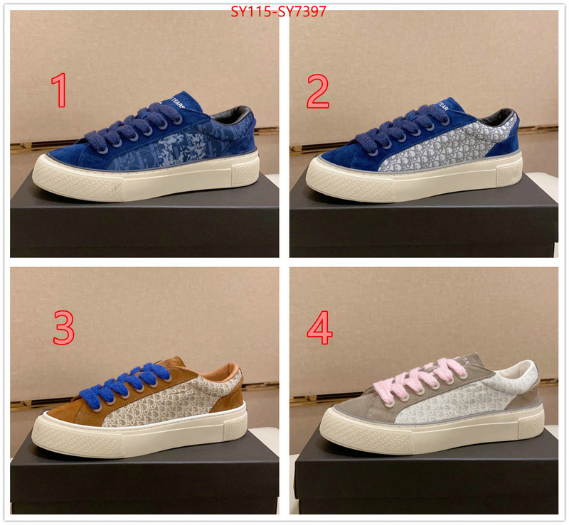 Men shoes-Dior shop designer replica ID: SY7397 $: 115USD