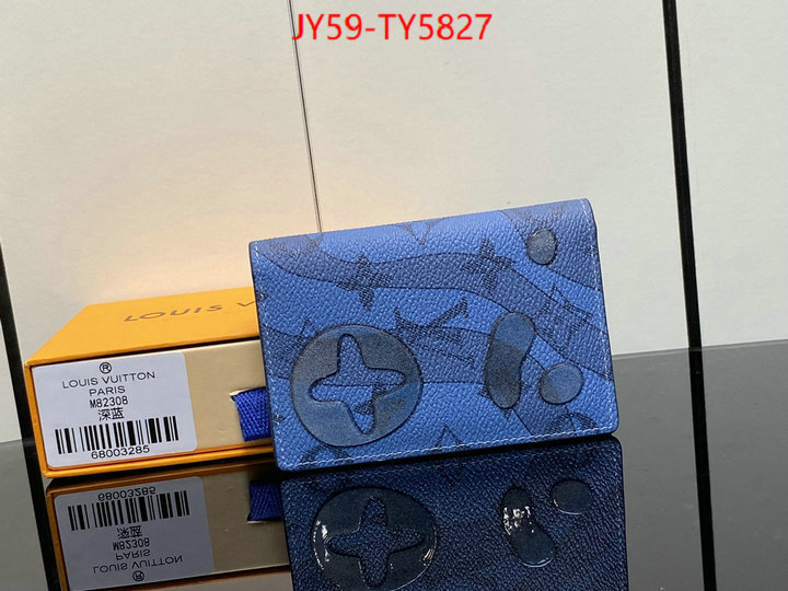 LV Bags(TOP)-Wallet highest product quality ID: TY5827 $: 59USD