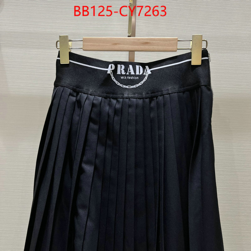 Clothing-Prada the quality replica ID: CY7263 $: 125USD