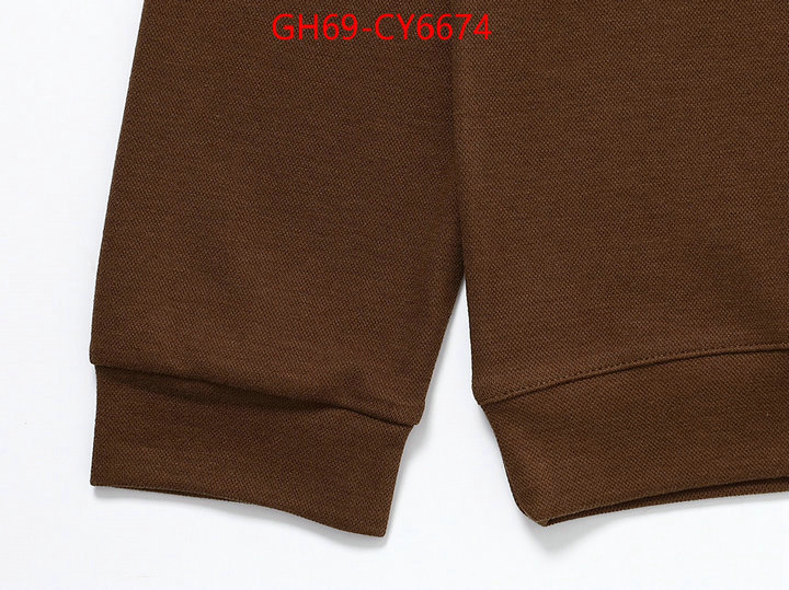 Clothing-Givenchy best quality fake ID: CY6674 $: 69USD