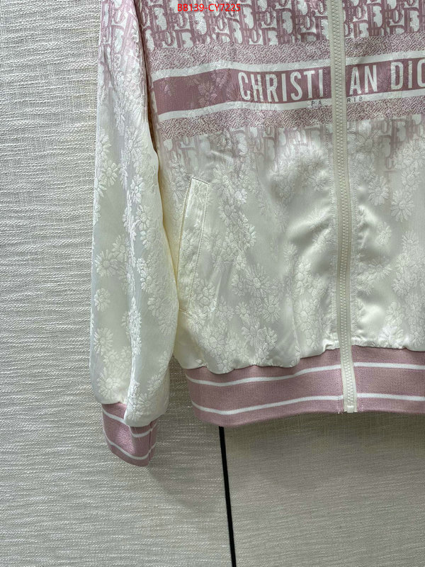 Clothing-Dior top designer replica ID: CY7225 $: 139USD