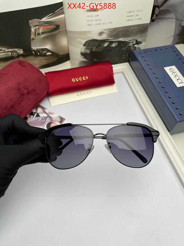 Glasses-Gucci wholesale china ID: GY5888 $: 42USD