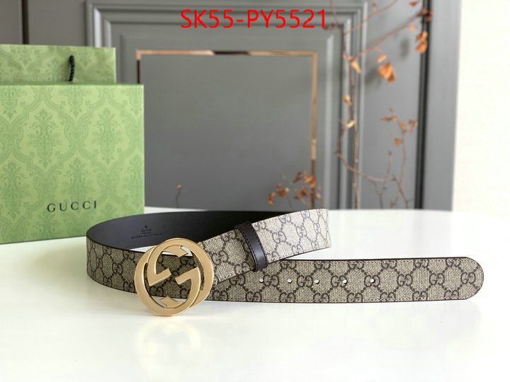 Belts-Gucci good ID: PY5521 $: 55USD