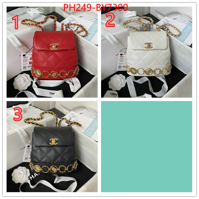 Chanel Bags(TOP)-Backpack- top perfect fake ID: BY7309 $: 249USD