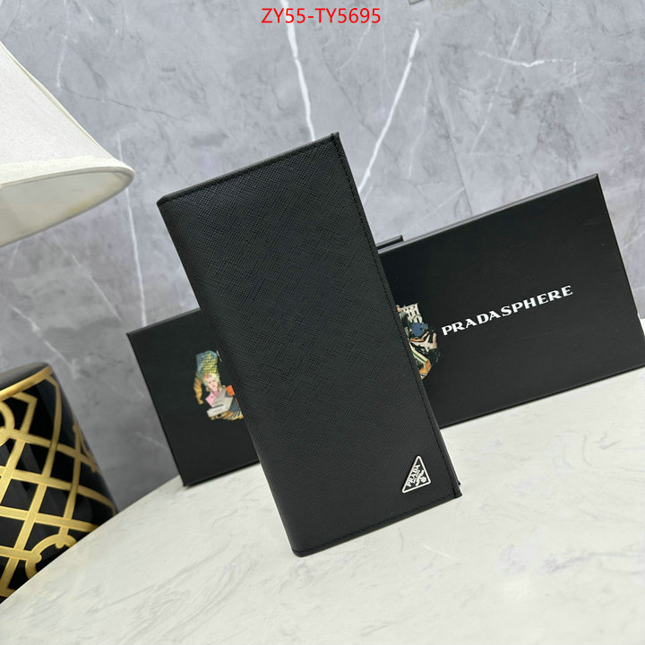 Prada Bags (4A)-Wallet fake high quality ID: TY5695 $: 55USD