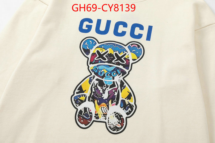 Clothing-Gucci 2023 luxury replicas ID: CY8139 $: 69USD