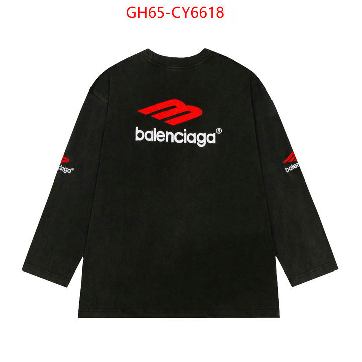 Clothing-Balenciaga designer 1:1 replica ID: CY6618 $: 65USD