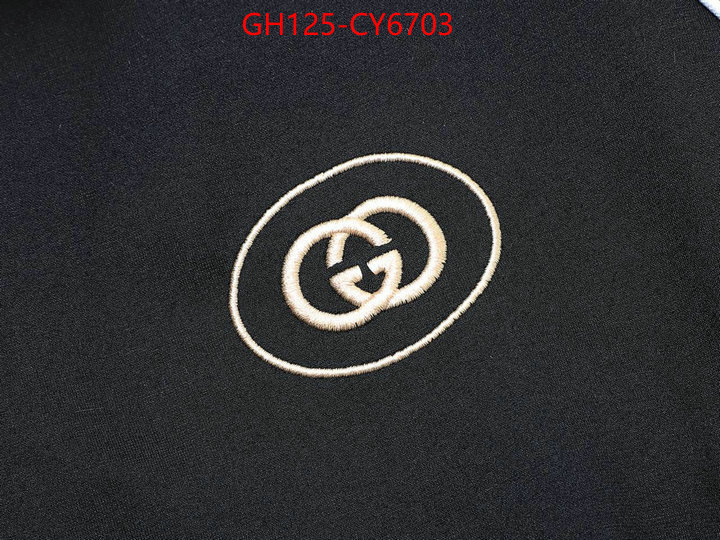 Clothing-Gucci 1:1 clone ID: CY6703 $: 125USD