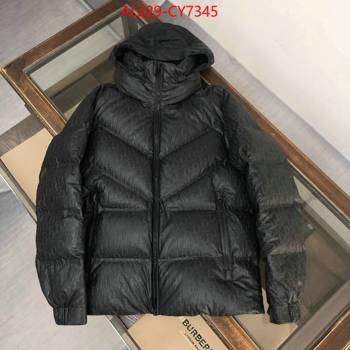 Down jacketMen-Dior we curate the best ID: CY7345 $: 229USD