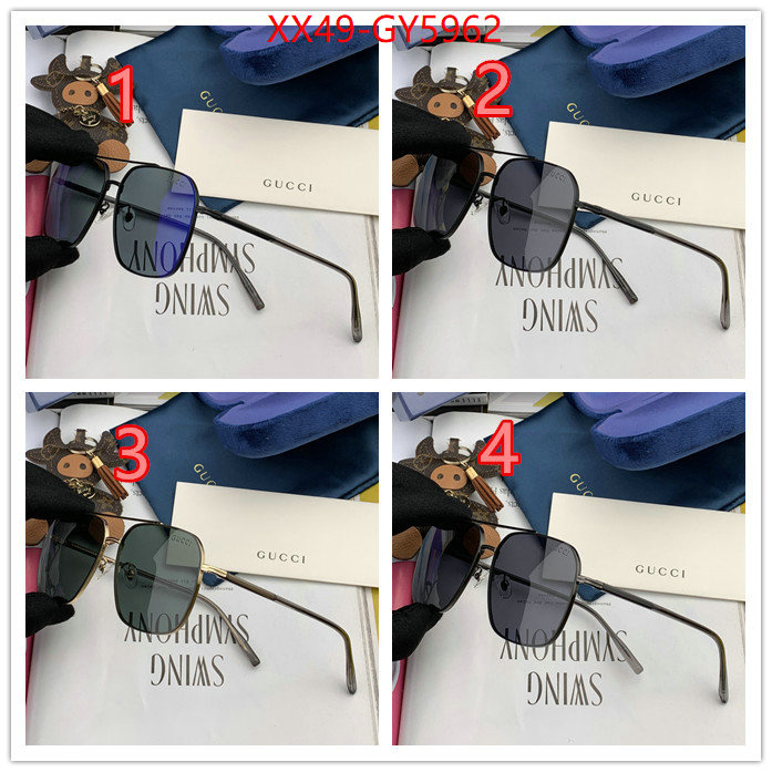 Glasses-Gucci wholesale sale ID: GY5962 $: 49USD