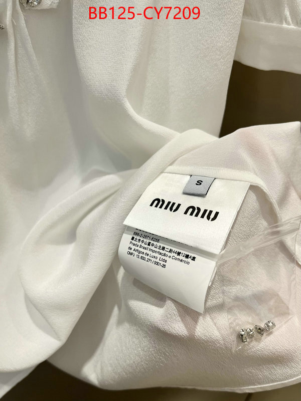Clothing-MIU MIU cheap high quality replica ID: CY7209 $: 125USD