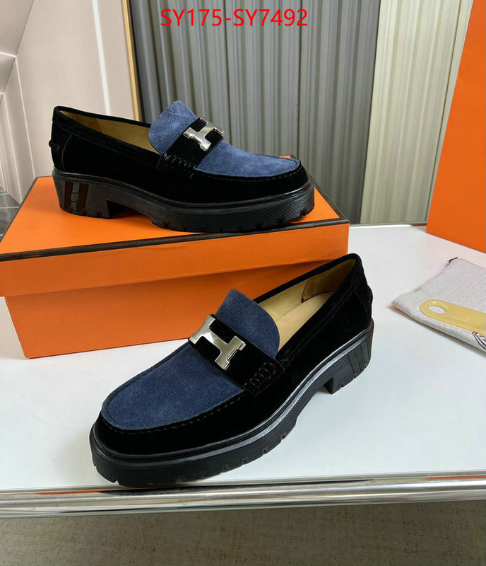 Men Shoes-Hermes top 1:1 replica ID: SY7492 $: 175USD