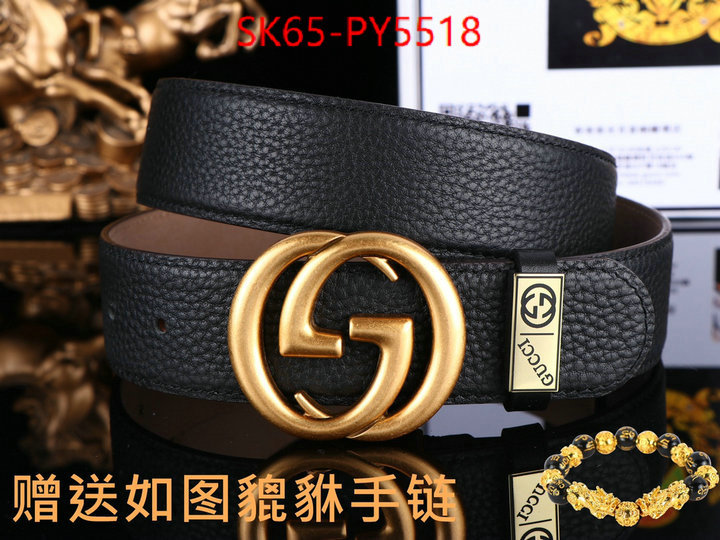 Belts-Gucci where can i buy the best quality ID: PY5518 $: 65USD