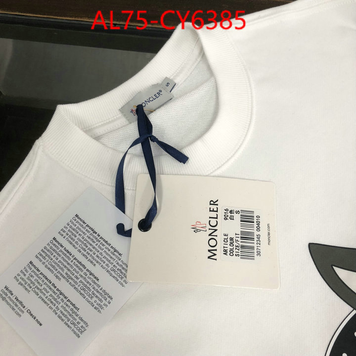 Clothing-Moncler best designer replica ID: CY6385 $: 75USD