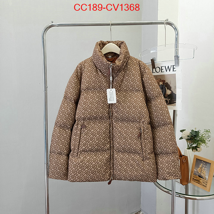 Down jacket Men-Burberry top grade ID: CV1368 $: 189USD