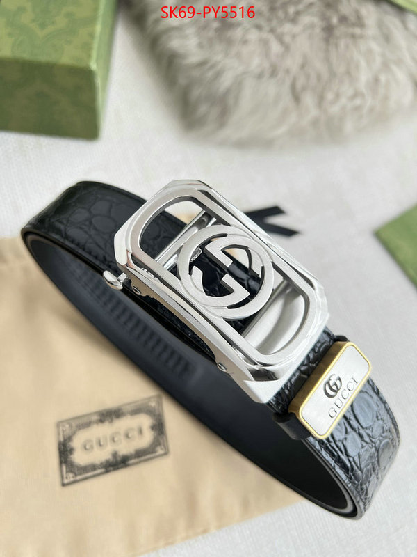 Belts-Gucci wholesale designer shop ID: PY5516 $: 69USD