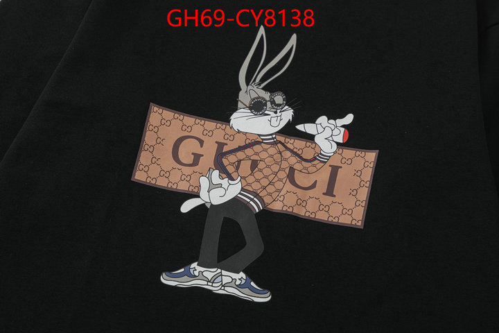 Clothing-Gucci new designer replica ID: CY8138 $: 69USD