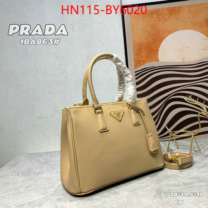 Prada Bags (4A)-Handbag- 2023 perfect replica designer ID: BY6020 $: 115USD