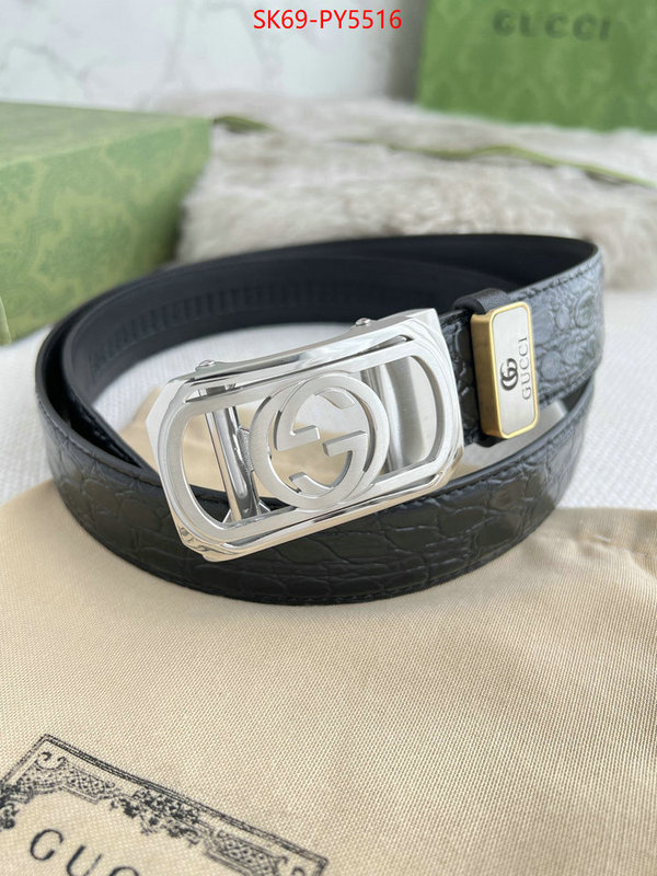 Belts-Gucci wholesale designer shop ID: PY5516 $: 69USD