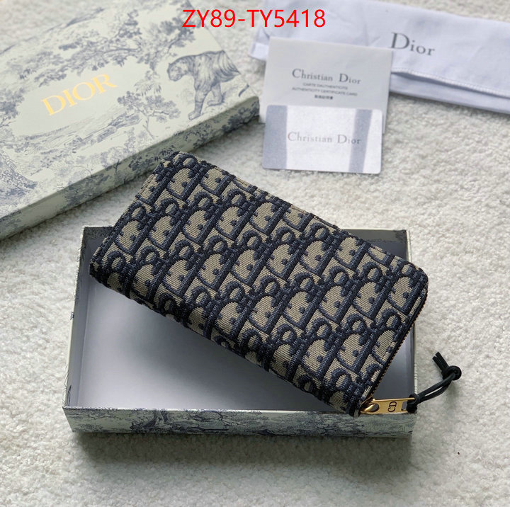 Dior Bags(4A)-Wallet- buy aaaaa cheap ID: TY5418 $: 89USD