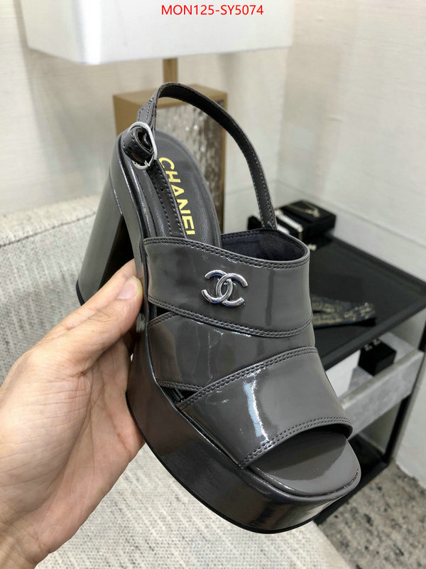 Women Shoes-Chanel best quality replica ID: SY5074 $: 125USD