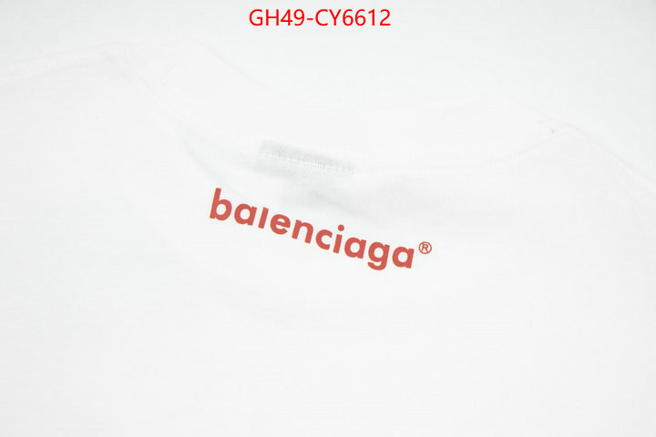 Clothing-Balenciaga replica designer ID: CY6612 $: 49USD