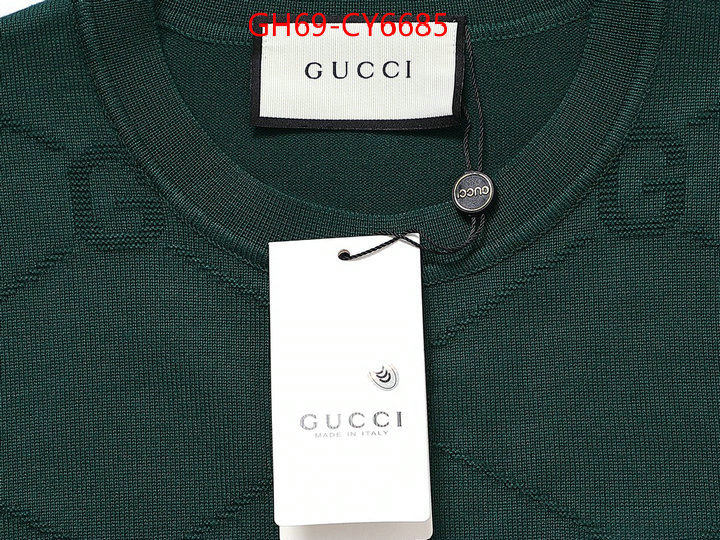 Clothing-Gucci cheap online best designer ID: CY6685 $: 69USD