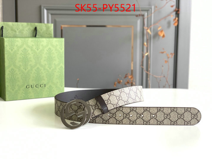 Belts-Gucci good ID: PY5521 $: 55USD