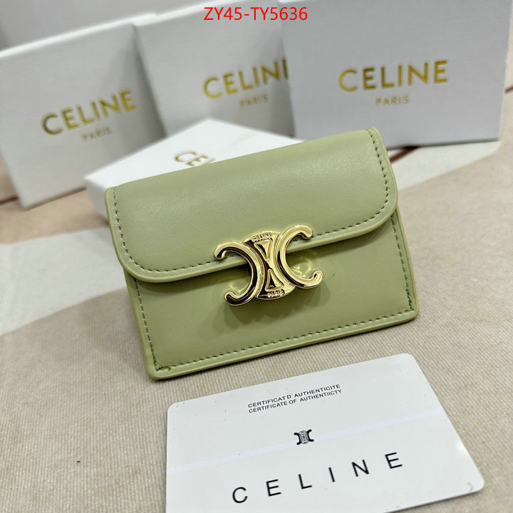 CELINE Bags(4A)-Wallet where should i buy to receive ID: TY5636 $: 45USD