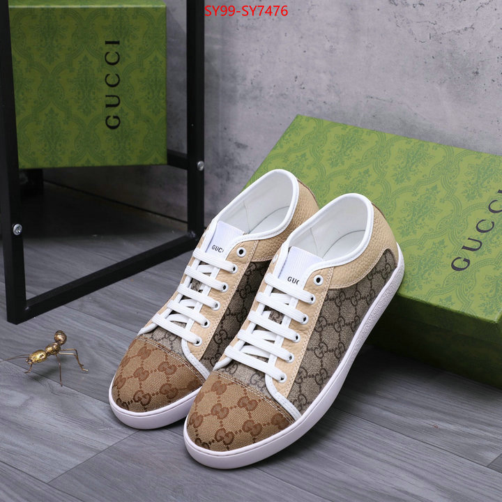 Men Shoes-Gucci mirror copy luxury ID: SY7476 $: 99USD