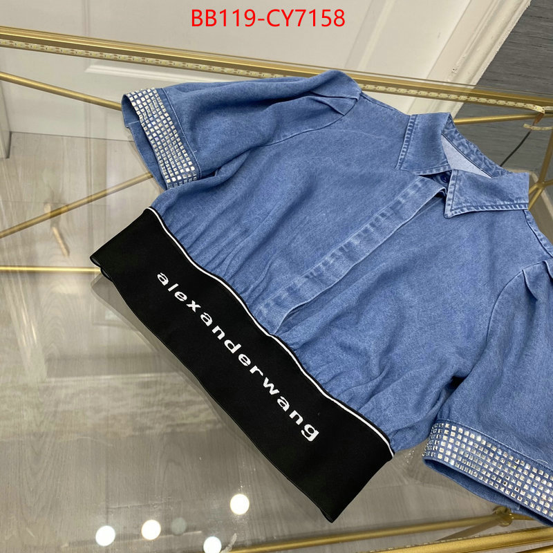 Clothing-Alexander Wang how to find designer replica ID: CY7158 $: 119USD