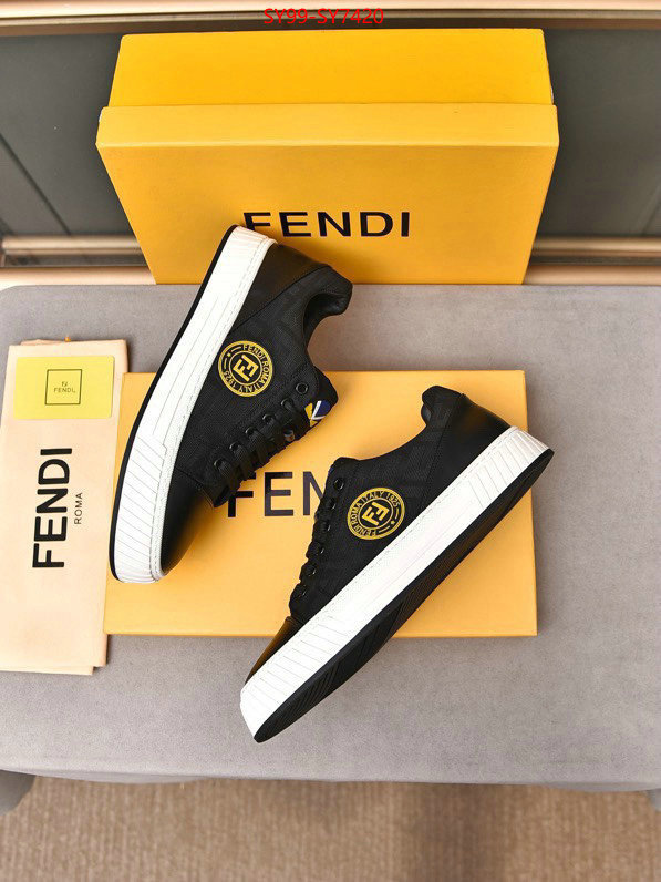 Men Shoes-Fendi top brands like ID: SY7420 $: 99USD