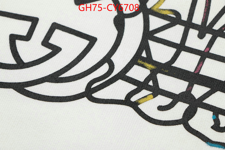 Clothing-Gucci where to buy fakes ID: CY6708 $: 75USD