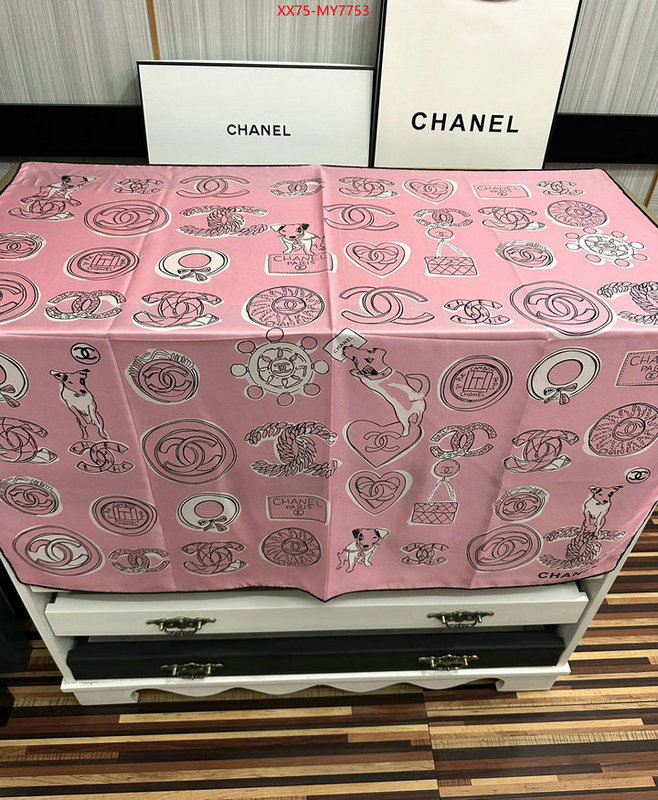 Scarf-Chanel buy cheap ID: MY7753 $: 75USD