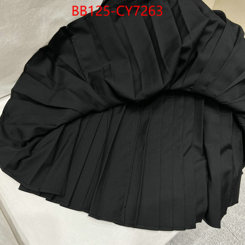 Clothing-Prada the quality replica ID: CY7263 $: 125USD