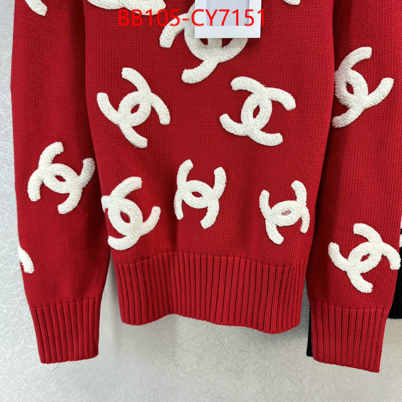 Clothing-Chanel we provide top cheap aaaaa ID: CY7151 $: 105USD