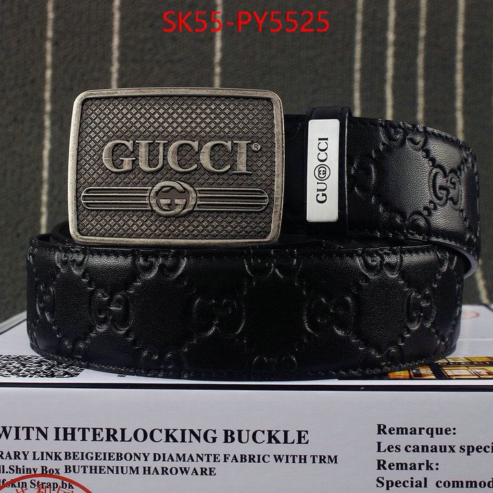 Belts-Gucci designer replica ID: PY5525 $: 55USD