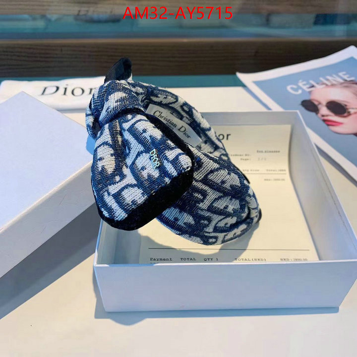 Hair band-Dior fake ID: AY5715 $: 32USD