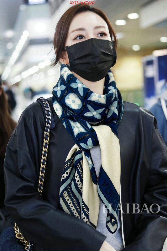 Scarf-LV fake high quality ID: MY7620 $: 75USD