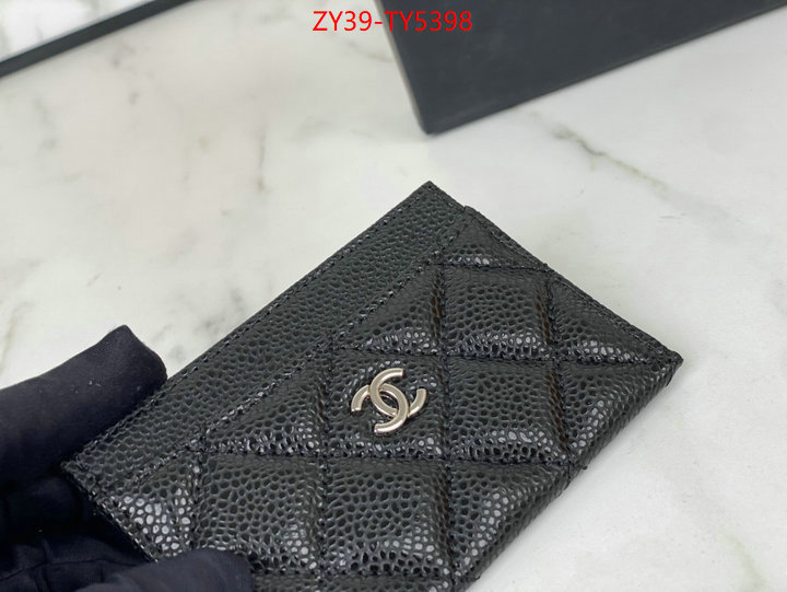 Chanel Bags(4A)-Wallet- top quality ID: TY5398 $: 39USD