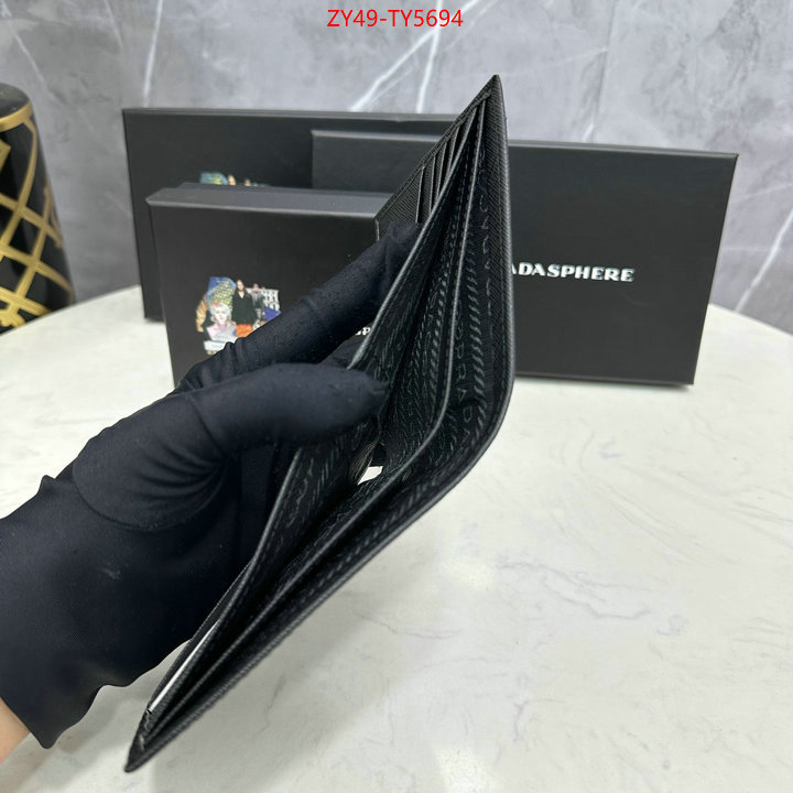 Prada Bags (4A)-Wallet top fake designer ID: TY5694 $: 49USD