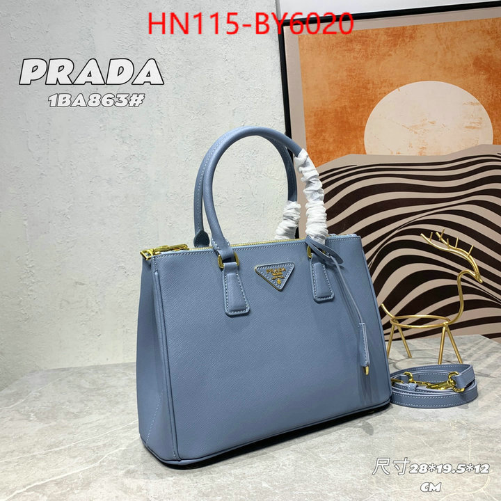 Prada Bags (4A)-Handbag- 2023 perfect replica designer ID: BY6020 $: 115USD