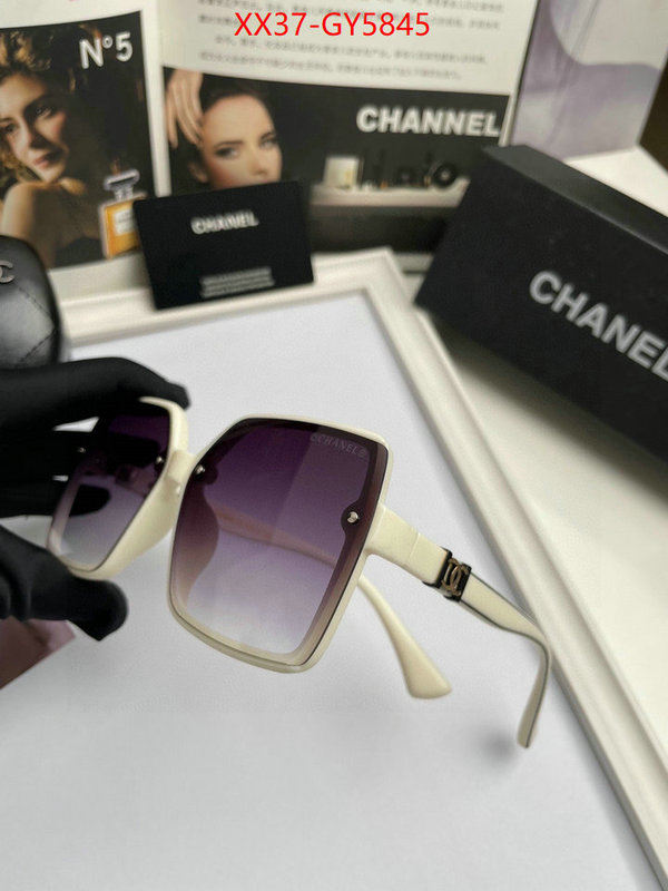 Glasses-Chanel shop the best high authentic quality replica ID: GY5845 $: 37USD