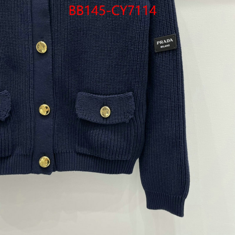 Clothing-Prada top quality designer replica ID: CY7114 $: 145USD