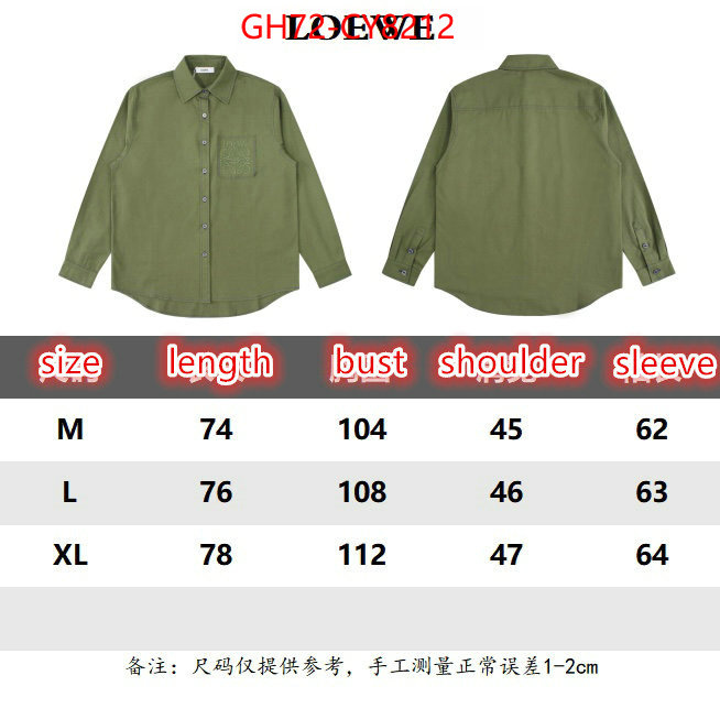 Clothing-Loewe unsurpassed quality ID: CY8212 $: 72USD