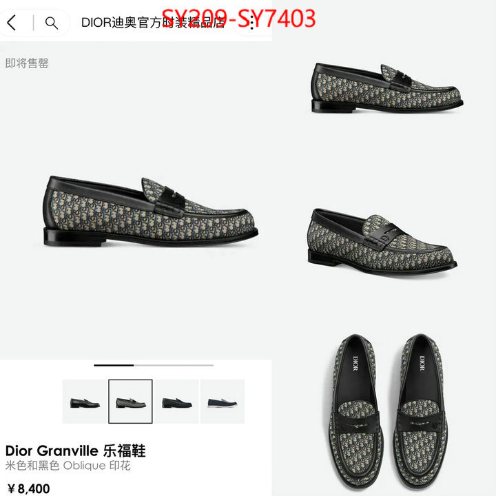 Men shoes-Dior what best designer replicas ID: SY7403 $: 209USD