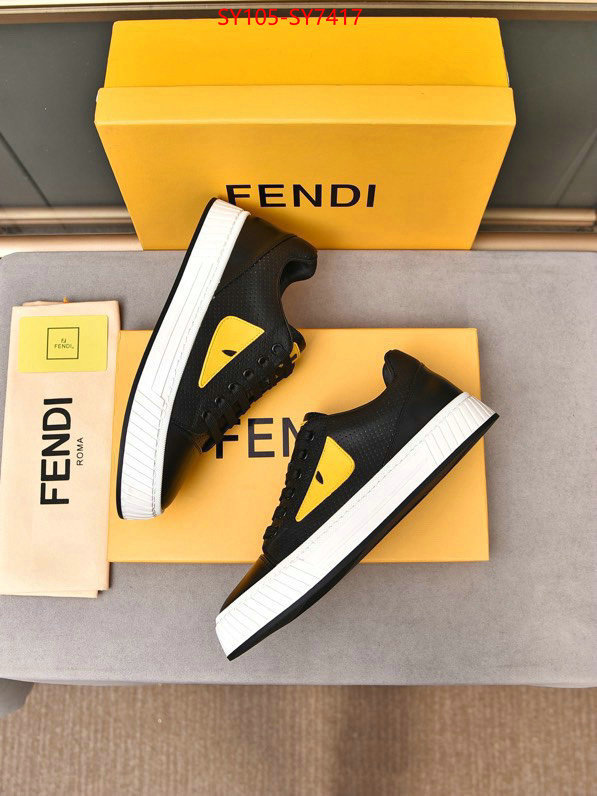 Men Shoes-Fendi luxury fashion replica designers ID: SY7417 $: 105USD