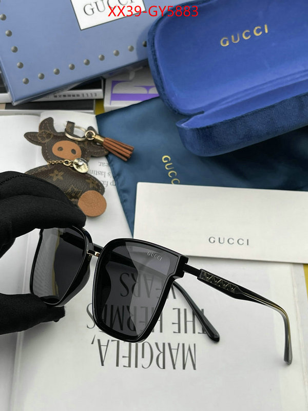 Glasses-Gucci what is a counter quality ID: GY5883 $: 39USD