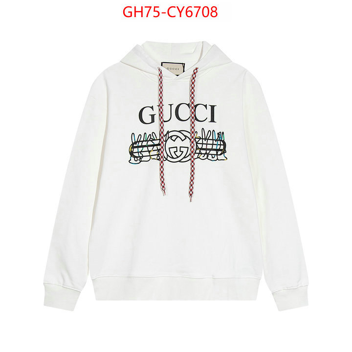 Clothing-Gucci where to buy fakes ID: CY6708 $: 75USD