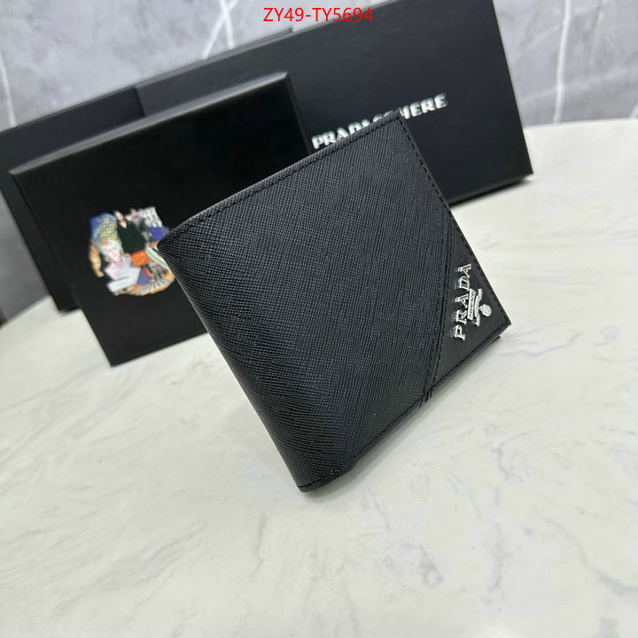 Prada Bags (4A)-Wallet top fake designer ID: TY5694 $: 49USD